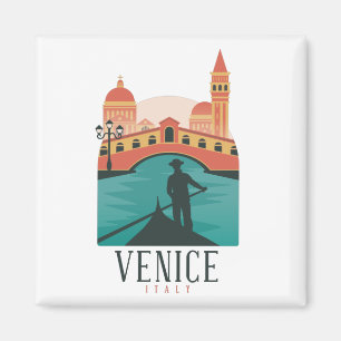 Venice Vintage Travel Magnet Magneet
