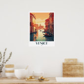 Venice Vintage Travel Poster (Keuken)