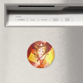 Venice Violinist Magnet Magneet (Insitu (Vaatwasser))