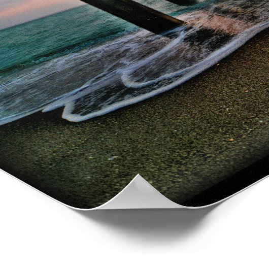 Venice Vissende Pier Poster (Hoek)