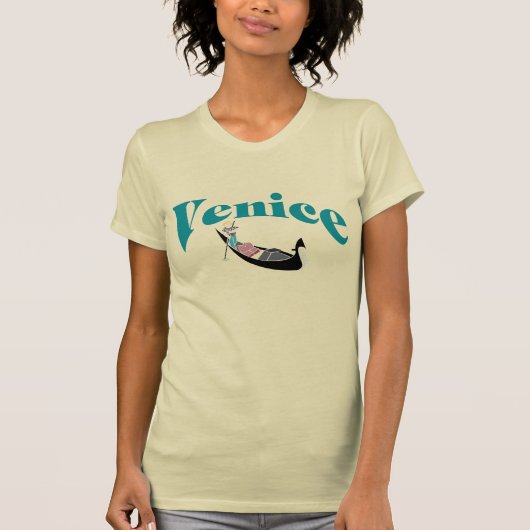 Venice voegt tekst T-Shirt toe (Voorkant)
