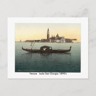    VeniceIsola San Giorgio 1890's Briefkaart