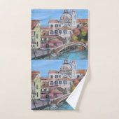 Venise, (Serviette à main)