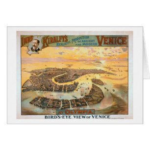 Venise ancienne et moderne à Olympia Vue aérienne