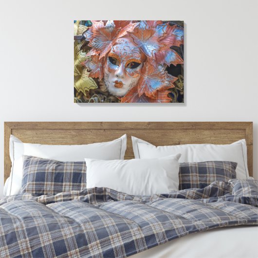 Venise carnaval masque vue toile imprimé (Insitu(Chambre))