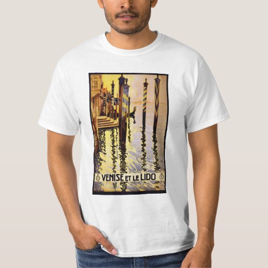 "Venise et le Lido" Italië kleding T-shirt (Voorkant)