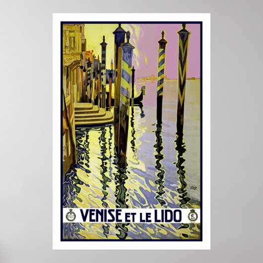 Venise et le Lido Poster (Voorkant)