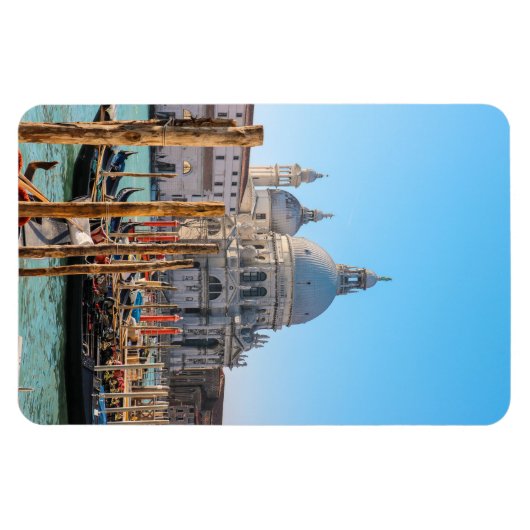 Venise Gondolas devant la Basilique Magnet (Horizontal)