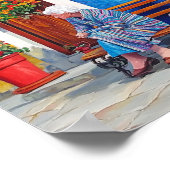 Venise Inspiré - Coloré Poster du Village Imprimer (Coin)