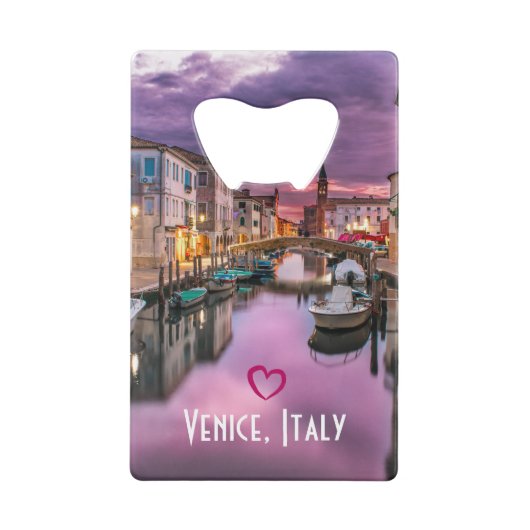 Venise, Italie Canal Pittoresque & Architecture Vé (Dos)