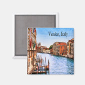 Venise, Italie Grand Canal Magnet (Recto/Verso)