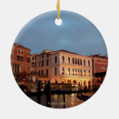 Venise, Italie, ornement de Noël (Dos)