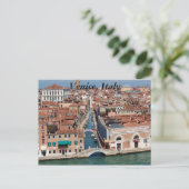 Venise, Italie, photographie sur carte postale. (Debout devant)