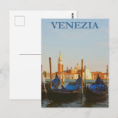 Venise, Italie Vintage voyage carte postale (Devant / Derrière)