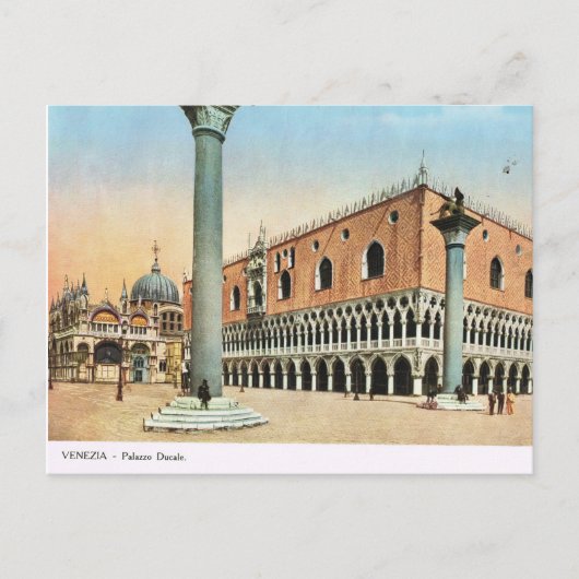 Venise, Réplique Carte Postale Vintage 1910 (Devant)