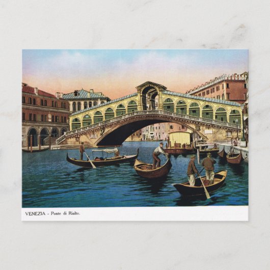 Venise, Réplique Carte Postale Vintage 1910 (Devant)