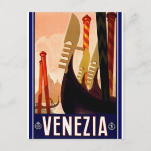 Venise Vintage Carte postale italienne Poster