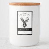 Venison Deer Jerky Étiquette d'emballage alimentai (Devant)