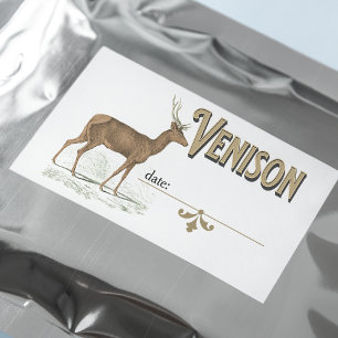 Venison Label for Home Freezer