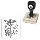 Venkel Plant Rubber Stamp Rubberstempel (Gestempeld)