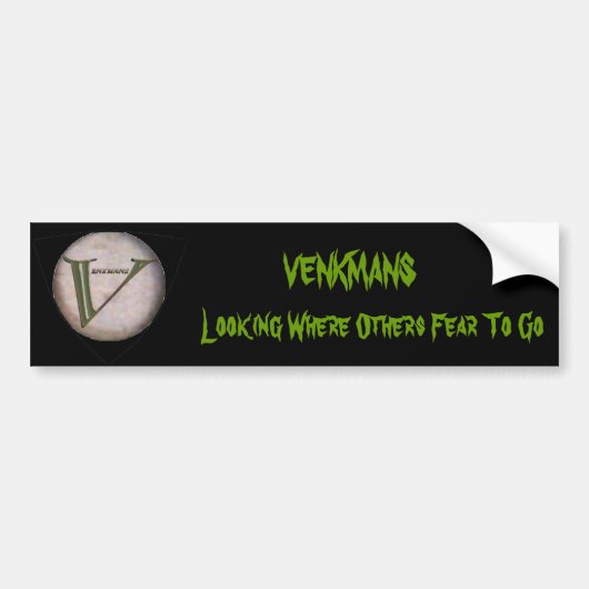 Venkman Bumpersticker (Voorkant)