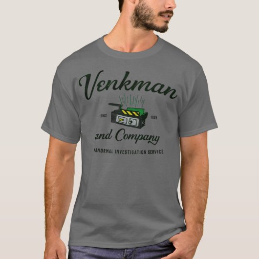 Venkman en grappig bedrijf t-shirt (Voorkant)