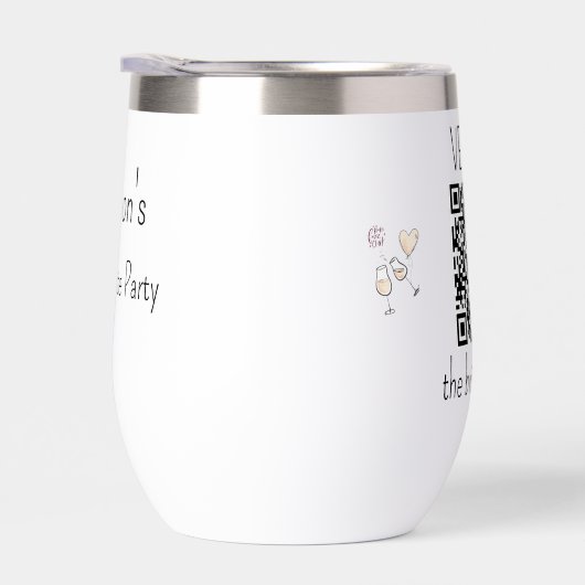 VENMO de Bride een Drink QR Code Bachelorette Part (Rechts)