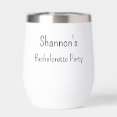 VENMO la mariée une boisson QR Code Bachelorette P (Arrière)