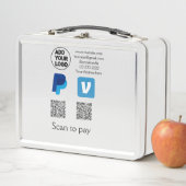 Venmo paypal scan om q of code logo tekst toe te v (In situ)
