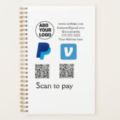 Venmo paypal scan pour payer ajouter q r code logo (Devant)
