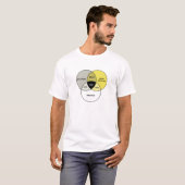 Venn-diagram: Nerd / Geek / Dork / Dweeb T-shirt (Voorkant volledig)