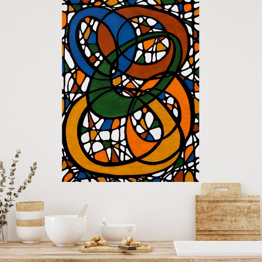 Venn Tangle Print (Keuken)