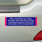 Vennootschappen Bumpersticker (Op auto)