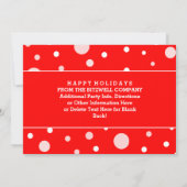 Vennootschapsvakantierenier met Drink Uitnodiging (Achterkant)