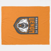 Venom-Manitou FC Fleece Blanket (Oranje) (Voorkant (Horizontaal))