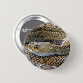 Venomous Rattle Snake Ronde Button 5,7 Cm (Voorkant /achterkant)