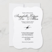 Venomous - Simplement Élégant Faire-part de mariag (Devant)