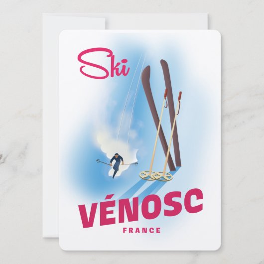 Vénosc Frankrijk om te skiën (Voorkant)