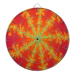 Venous Thunderstorm Fractal Dart Board Dartbord