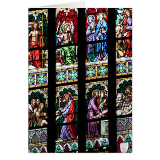 Venster 3/3 kleurrijk Glas in lood