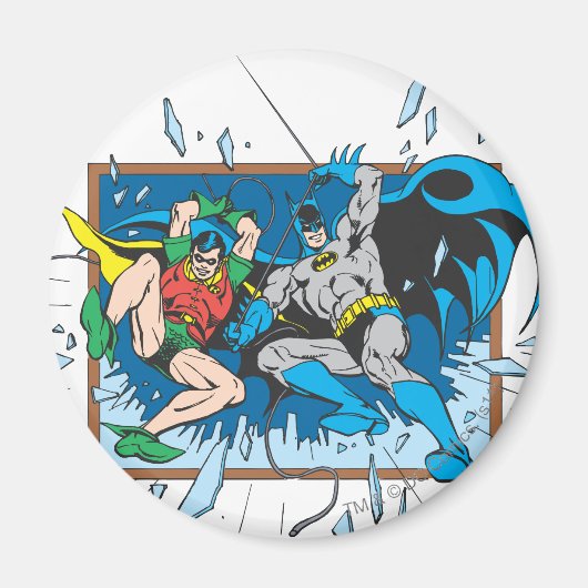 Venster Batman en Robin Shatter Magneet (Voorkant)