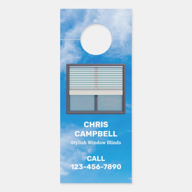 Venster Blinds Aangepaste QR (Voorkant)