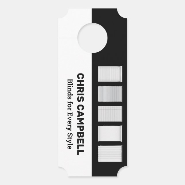 Venster Blinds Aangepaste QR (Voorkant)