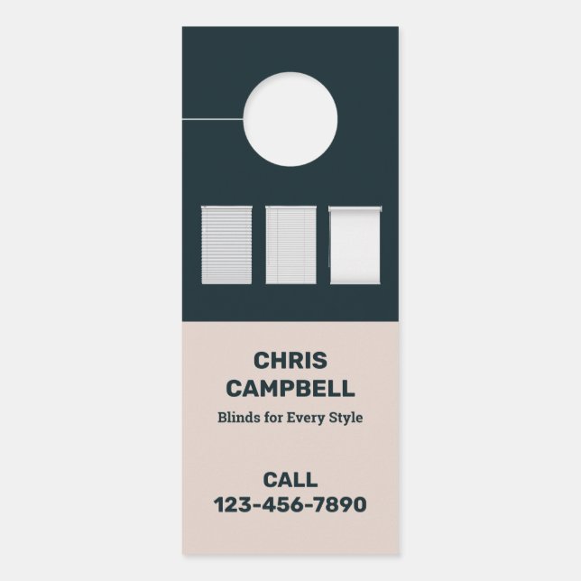 Venster Blinds Aangepaste QR (Voorkant)