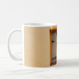 VENSTER BROWN WOODEN FRAMED GLASS KOFFIEMOK