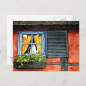 Venster Cottage Briefkaart (Voorkant / Achterkant)