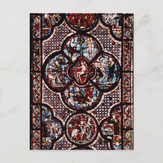 Venster dat Parable van het Goed afschildert Briefkaart (Voorkant)