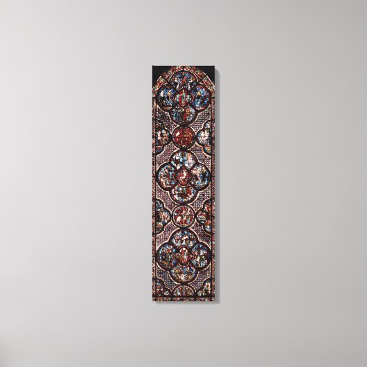 Venster dat Parable van het Goed afschildert Canvas Afdruk (Voorkant)