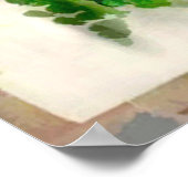 Venster Doos met kleurrijke, draperende gemengde b Poster (Hoek)