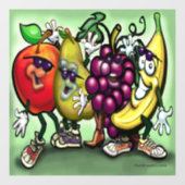  Venster Fruity Cling Raamsticker (Vel)